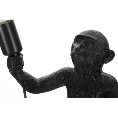 LAMPA STOŁOWA MONKEY NERO 26X34X55 cm